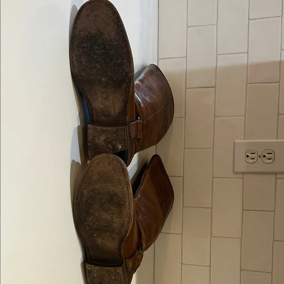 Frye Brown Heeled Boots - Picture 9 of 12